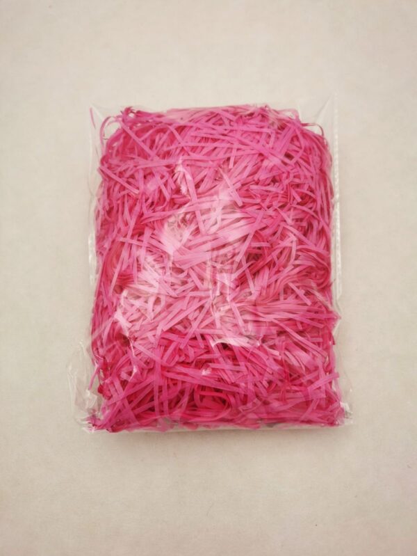 Hot Pink Crinkle / Shredded Paper Grass