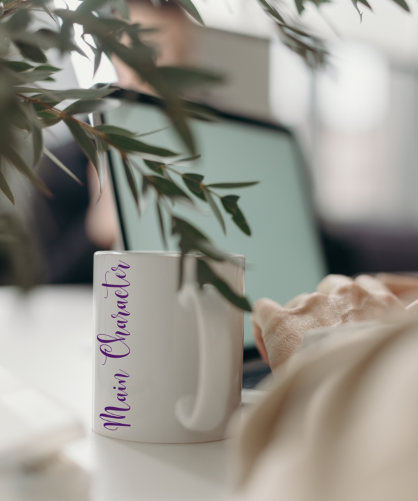 Ceramic Coffee Mugs "Main Character"