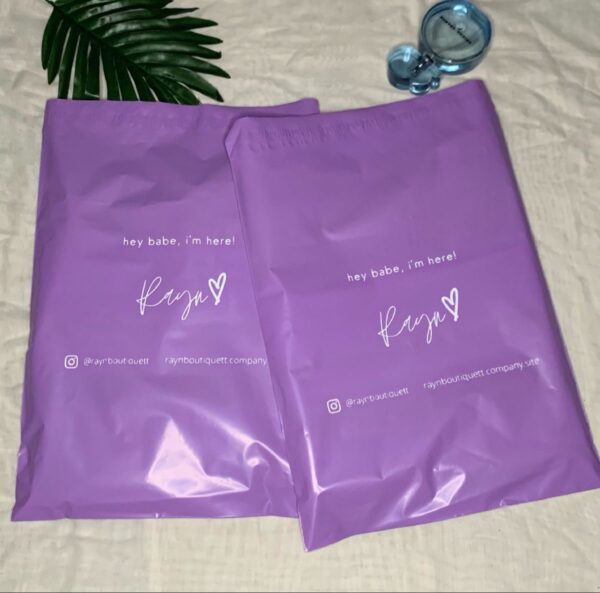 Purple Polymailer's Bags (Printed)