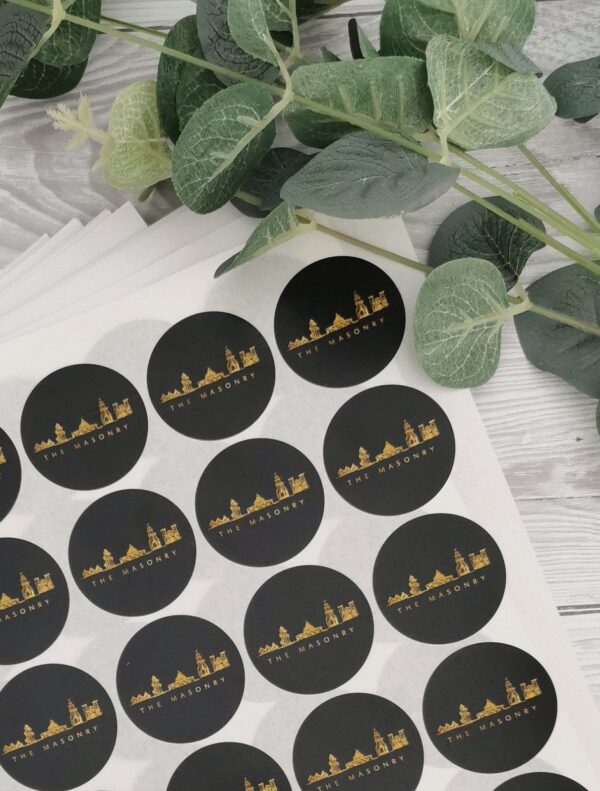 Custom Circle Sticker Labels (Paper)