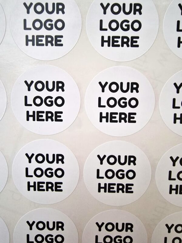 Custom Circle Logo Stickers (Paper)