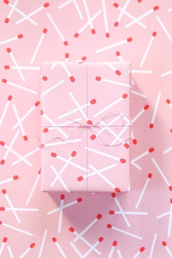 Printed Gift Wrapping Papers - Pack of 5 papers (Size: 12x18” inches)